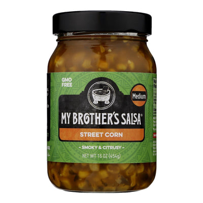 My Brother's Salsa - Salsa Street Corn Medium - Case Of 6-16 Oz - Orca Market