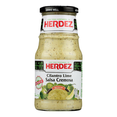 Herdez - Salsa Lime Cilantro Cream - Case Of 6-15.3 Oz - Orca Market