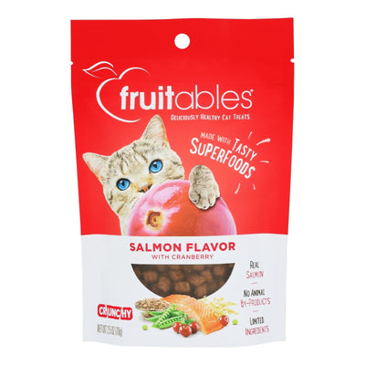 Fruitables - Cat Treats Salmon&cranberry - Case Of 10-2.5 Oz - Orca Market