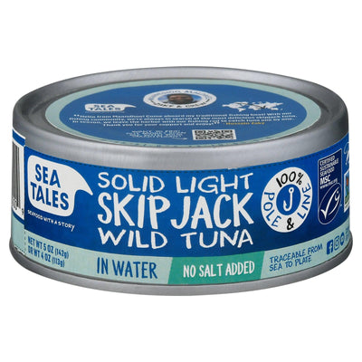 Fish Tales - Tuna Skip Jack In Water - Case Of 12-5 Oz - Orca Market