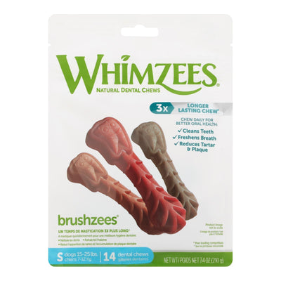 Whimzees - Dental Chew Small 14 Ct - Case Of 4-7.4 Oz - Orca Market