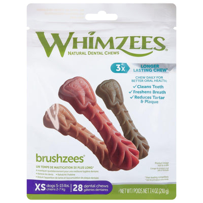 Whimzees - Dental Chew Xtra Sm 28 Ct - Case Of 4-7.4 Oz - Orca Market