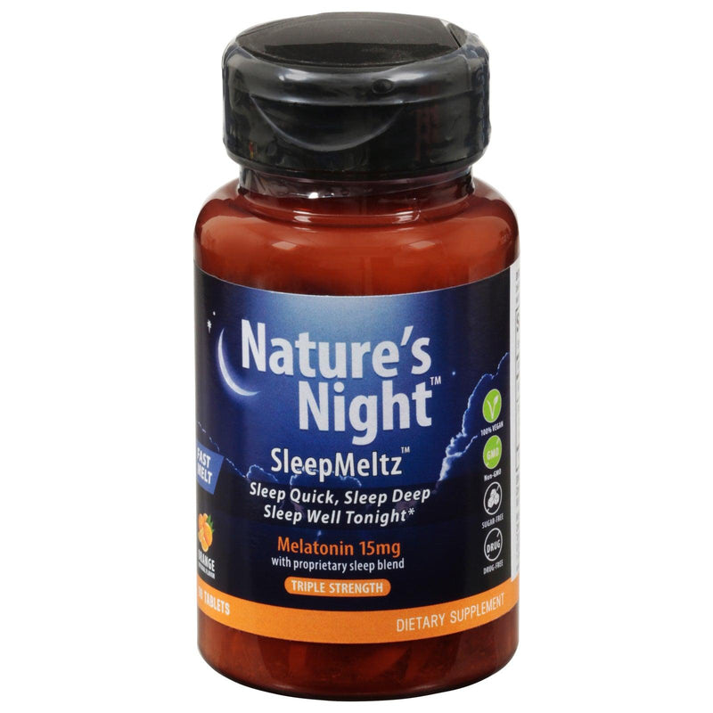 Zero Brands Llc - Natures Night Sleep Aid 15mg - 1 Each 1-90 Tab - Orca Market