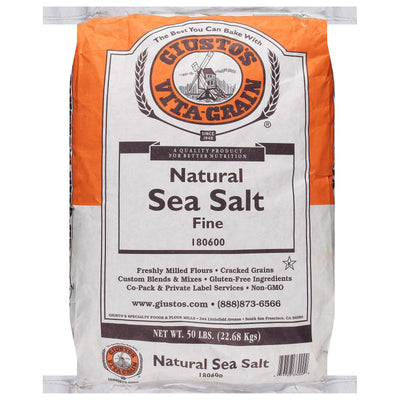 Bulk Flours And Baking Ingredients Sea Salt Ex Fine Pac Ocn - Single Bulk Item - 50lb - Orca Market