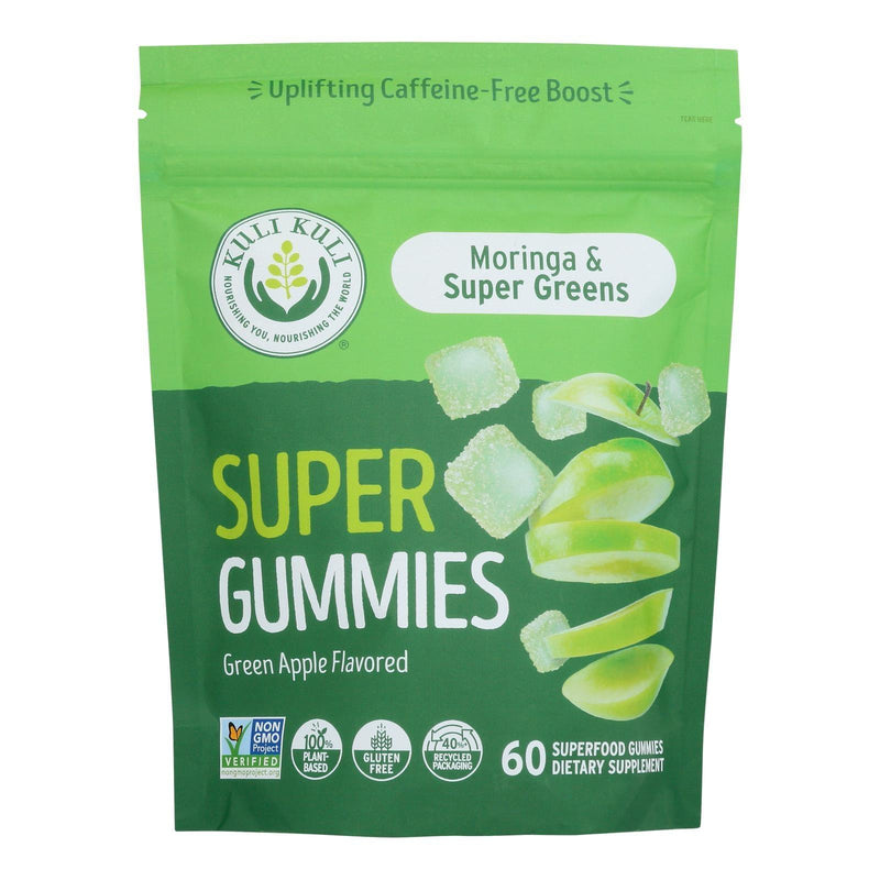 Kuli Kuli - Spr Gmmy Moringa Spr Green - 1 Each-60 Ct - Orca Market