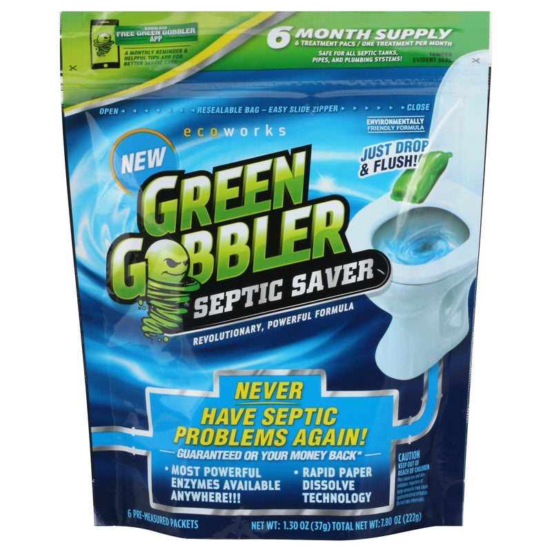 Green Gobbler - Septic Saver - Case Of 8-6 Ct - Orca Market