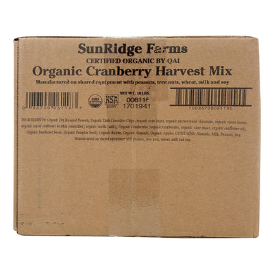 Sunridge Farms Organic Cranberry Harvest Mix - 16 Lb. - Orca Market