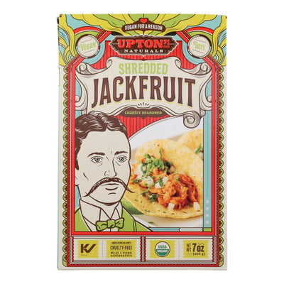 Upton's Naturals - Jackfruit Shredded Light Seasoned - Case Of 6-7 Oz - Orca Market