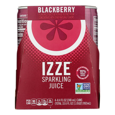 Izze - Can Sparkling Blackberry - Case Of 6-4/8.4 Fl Oz. - Orca Market