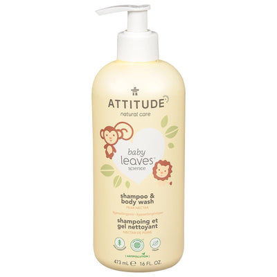 Attitude - Baby Wash 2 in1 Pear Nectar - 1 Each 1-16 Oz - Orca Market