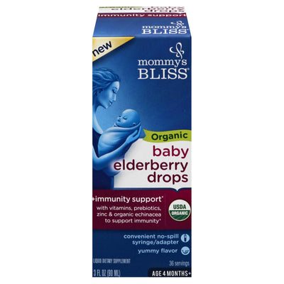 Mommy's Bliss - Elderberry Drop Immn Baby - 1 Each-3 Fz - Orca Market