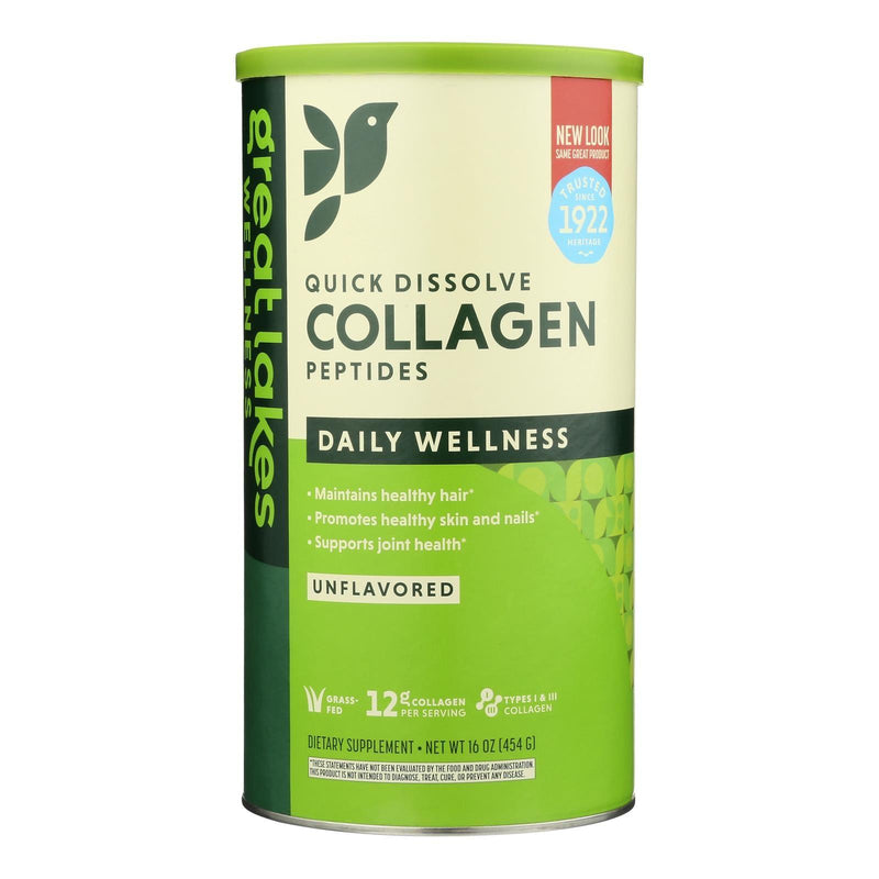 Great Lakes Wellness - Collagen Unflavored - 1 Each-16 Oz - Orca Market