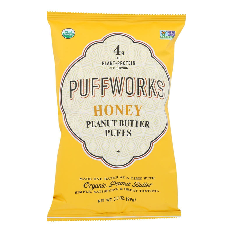 Puffworks - Puffs Honey Peanut Butter Gluten Free - Case Of 8-3.5 Oz - Orca Market