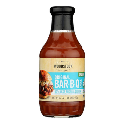 Woodstock - Bbq Sauce Original Less Sugar Sodium - Case Of 12-17 Oz - Orca Market