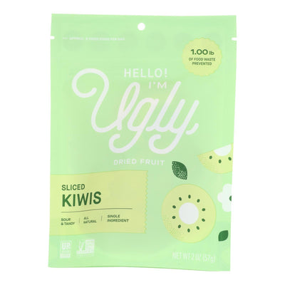 Hello! I'm Ugly - Dried Kiwi Sliced 100%upcycld - Case Of 12-2 Oz - Orca Market