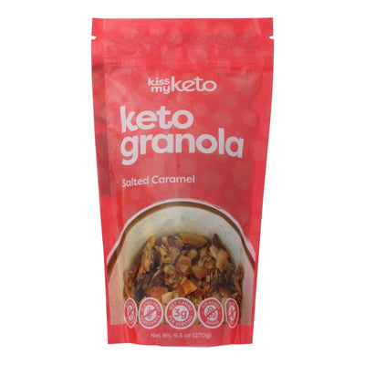 Kiss My Keto - Keto Granola Salted Caramel - Case Of 6-9.5 Oz - Orca Market