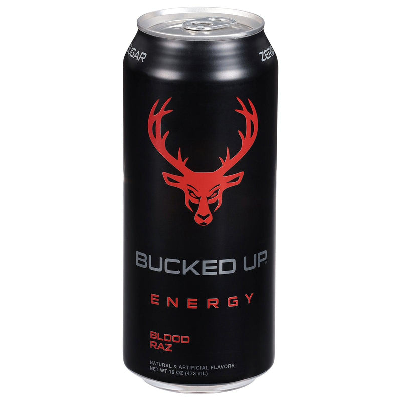 Bucked Up - Energy Drink Blood Raz - Case Of 12-16 Oz - Orca Market