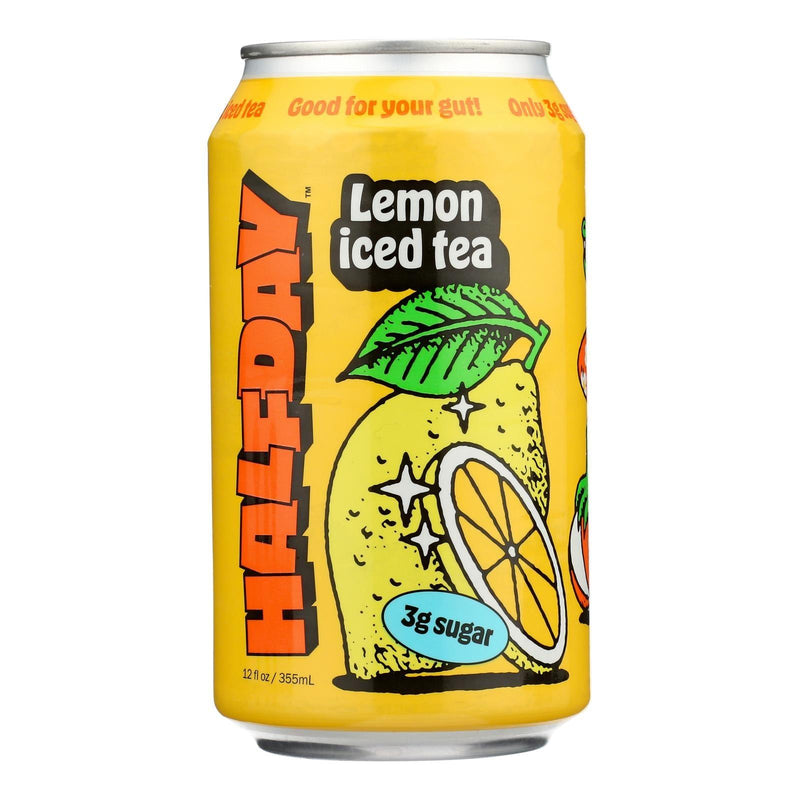 Halfday - Tonic Lemon Black Tea - Case Of 12-12 Fz - Orca Market