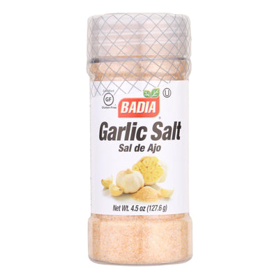 Badia Garlic Salt Seasoning Blend - Case Of 8 - 4.5 Oz - Orca Market