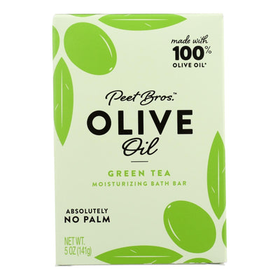 Peet Bros - Soap Green Tea Olive Oil Bar - Ea Of 1-5 Oz - Orca Market