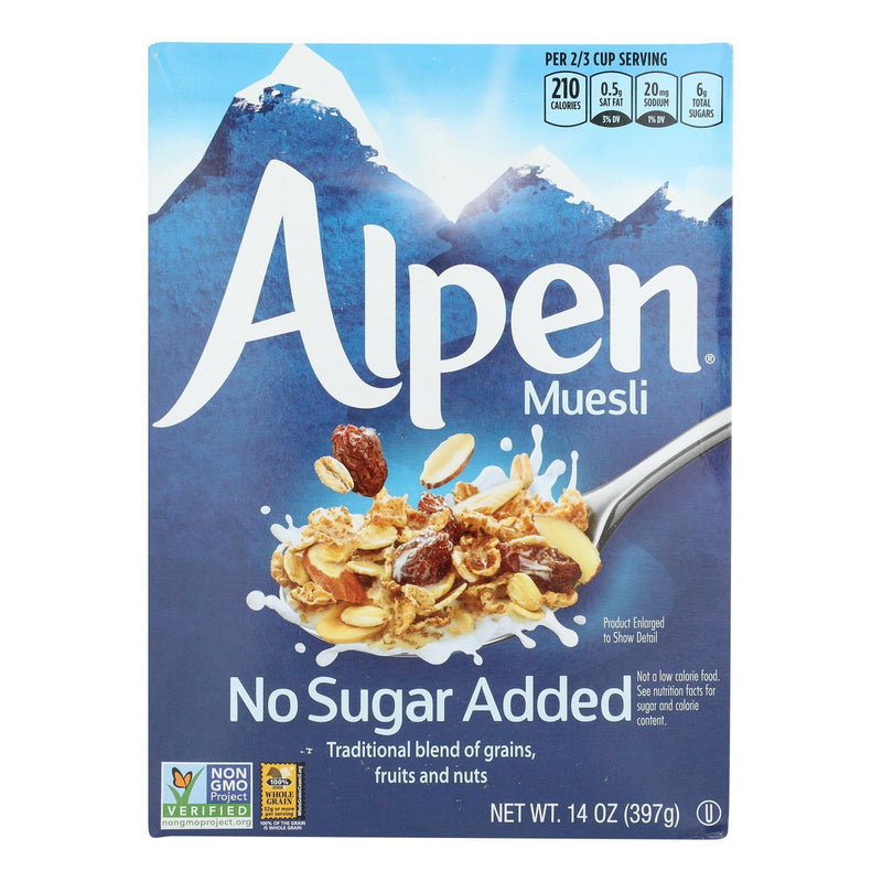 Alpen No Added Sugar Muesli Cereal - Case Of 12 - 14 Oz. - Orca Market