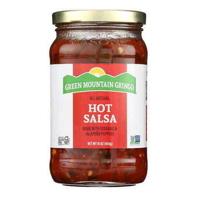 Green Mountain Gringo Hot Salsa - Case Of 12 - 16 Oz. - Orca Market