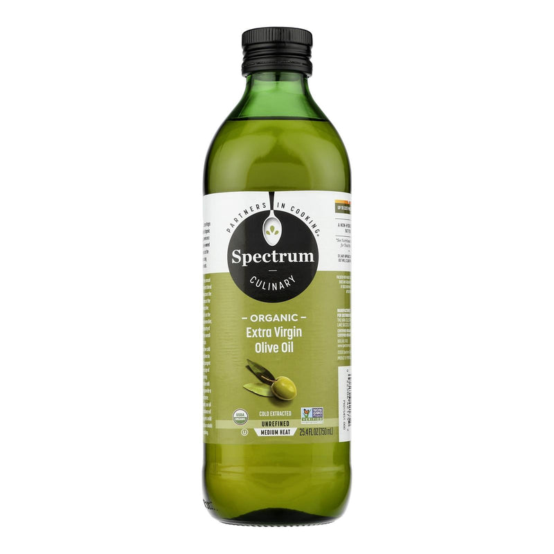 Spectrum Naturals Organic Unrefined Extra Virgin Olive Oil - Case Of 6 - 25.4 Fl Oz. - Orca Market