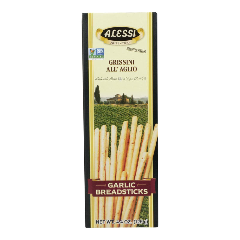 Alessi - Breadsticks - Garlic - Case Of 12 - 4.4 Oz. - Orca Market