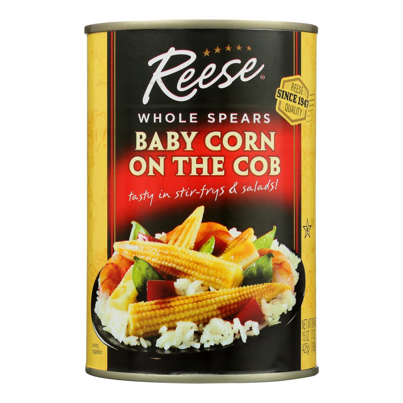 Reese - Baby Corn On The Cob - Case Of 12 - 15 Oz - Orca Market