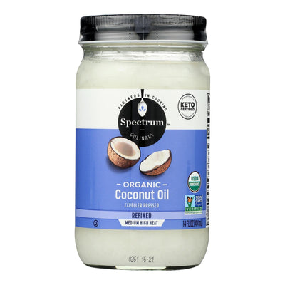 Spectrum Naturals Organic Refined Coconut Oil - Case Of 12 - 14 Fl Oz. - Orca Market