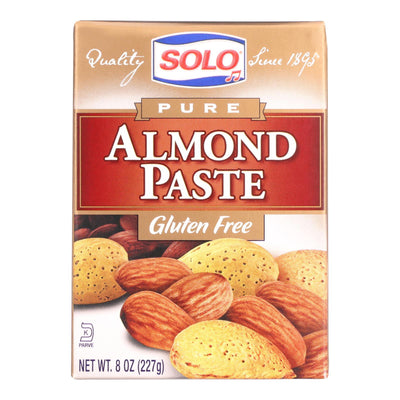 Solo Almond Paste - 8 Oz - Case Of 12 - Orca Market