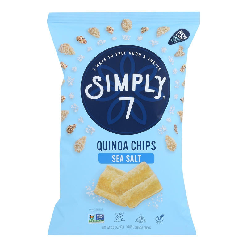 Simply 7 - Chips Quinoa Sea Salt - Case Of 8-3.5 Oz - Orca Market