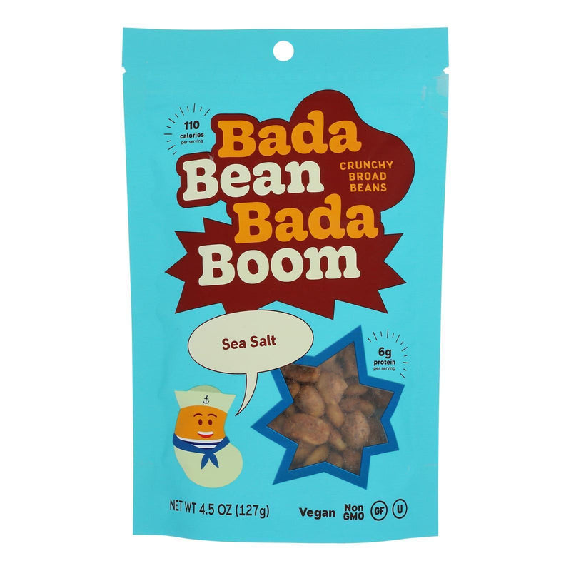 Bada Bean Bada Boom - Crunchy Beans Sea Salt - Case Of 6-4.5 Oz - Orca Market