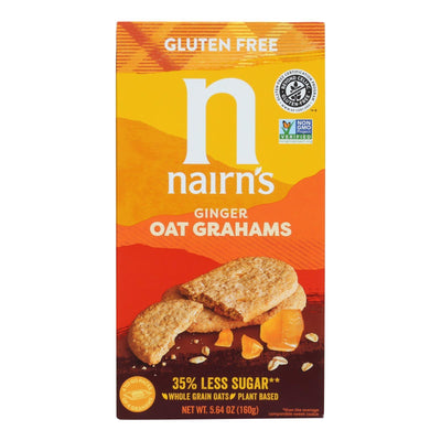 Nairn's - Cookie Gluten Free Ginger Oat Graham - Case Of 6-5.64 Oz - Orca Market