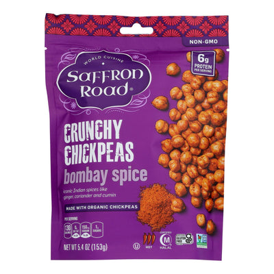 Saffron Road - Chickpeas Crunchy Bombay Spice - Case Of 6-5.4 Oz - Orca Market