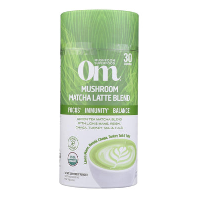 Om - Green Tea Matcha Latte - 1 Each -8.47 Oz - Orca Market