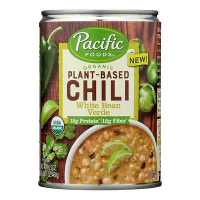 Pacific Foods - Chili White Bean Verde - Case Of 12-16.5 Oz - Orca Market