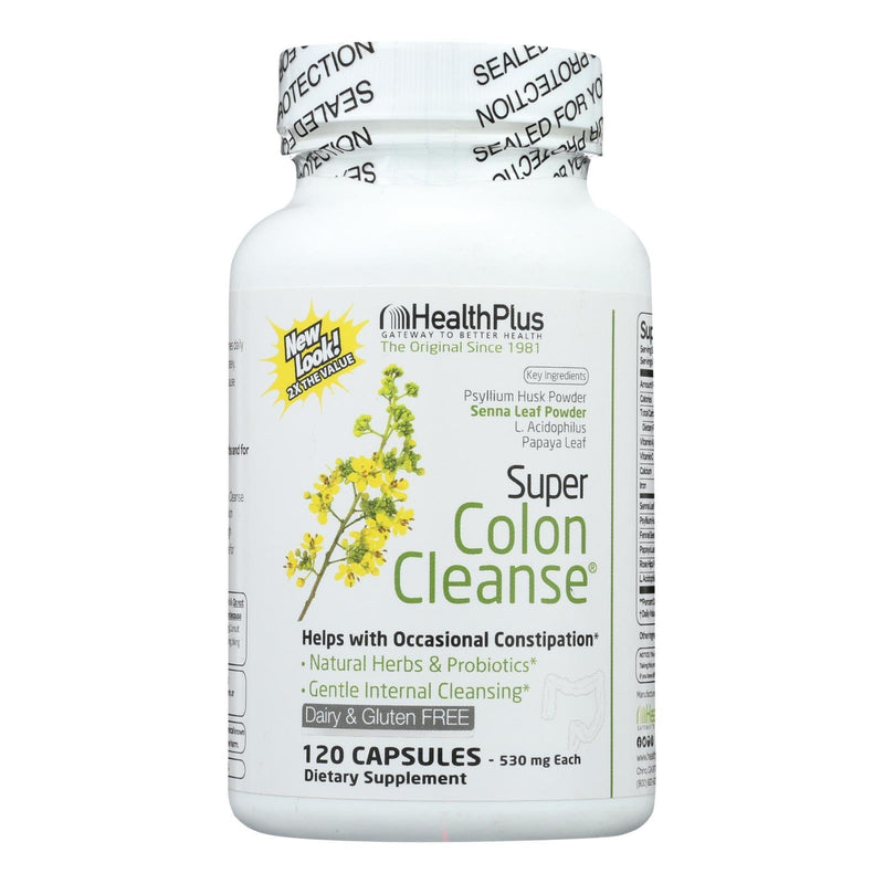 Health Plus - Super Colon Cleanse - 120 Capsules - Orca Market