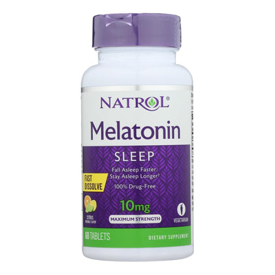 Natrol - Melatonin 10mg F/d Citrus - 1 Each - 60 Tab - Orca Market