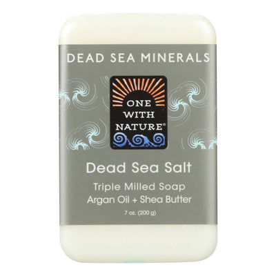 One With Nature Dead Sea Mineral Dead Sea Salt Soap - 7 Oz - Orca Market