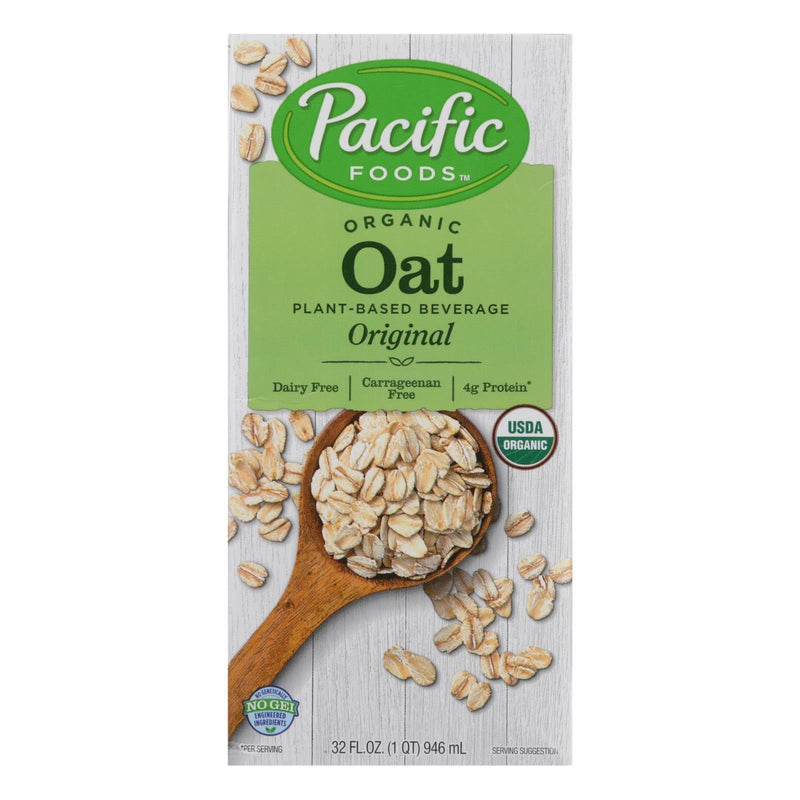 Pacific Natural Foods Oat Original - Organic - Case Of 12 - 32 Fl Oz. - Orca Market