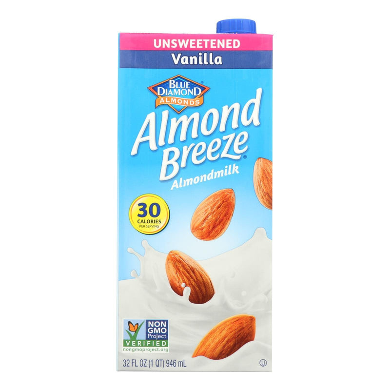 Almond Breeze - Almond Milk - Unsweetened Vanilla - Case Of 12 - 32 Fl Oz. - Orca Market