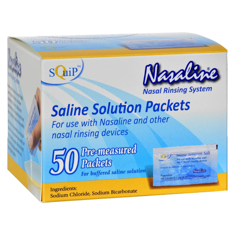 Squip Products Nasaline Salt Pre-measured Packets - 50 Packets - Orca Market