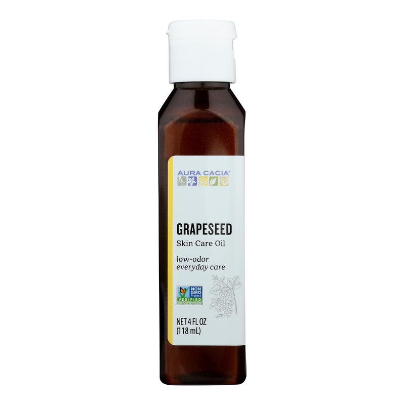 Aura Cacia - Natural Skin Care Oil Grapeseed - 4 Fl Oz - Orca Market