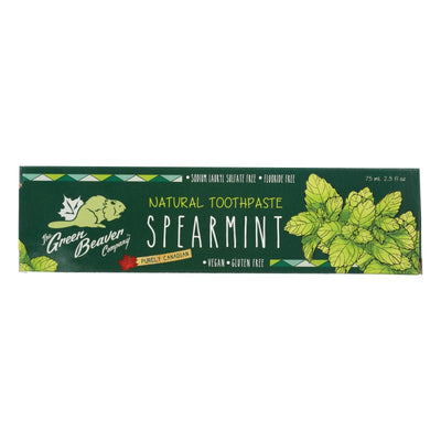 Green Beaverthe Toothpaste - Spearmint Toothpaste - Case Of 1 - 2.5 Fl Oz. - Orca Market