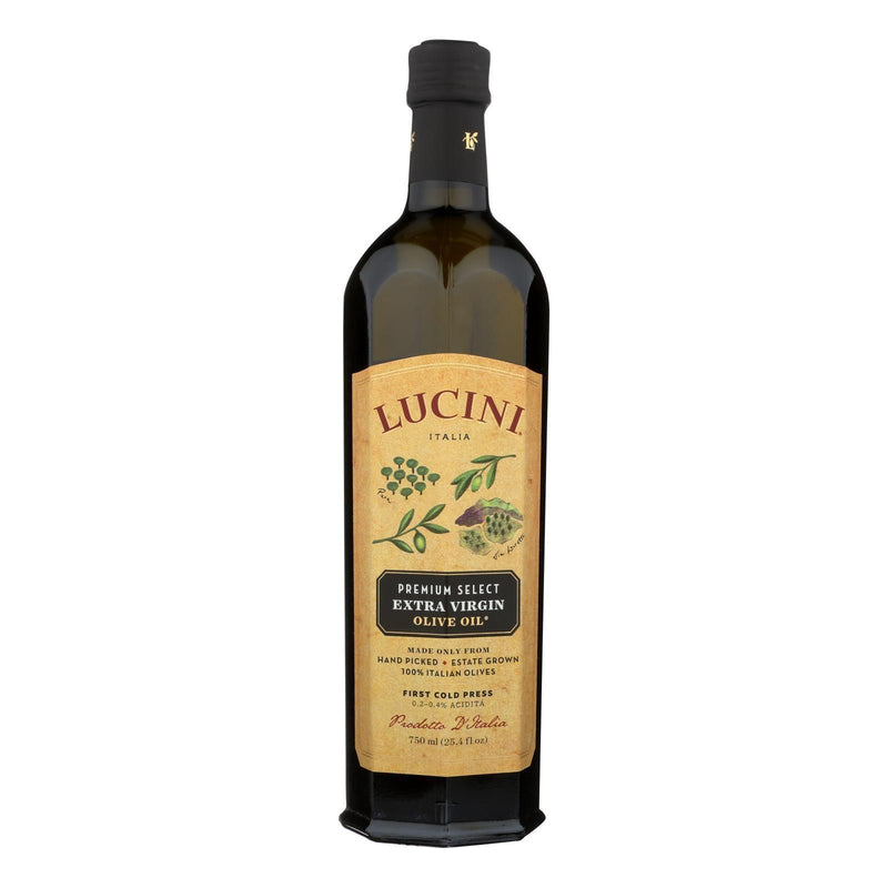 Lucini Italia Premium Select Extra Virgin Olive Oil - Case Of 6 - 25.4 Fl Oz. - Orca Market