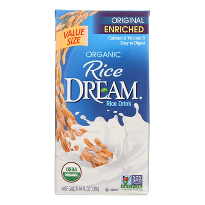 Rice Dream Original Rice Drink - Enriched Organic - Case Of 8 - 64 Fl Oz. - Orca Market