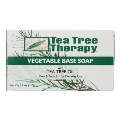 Tea Tree Therapy Vegetable Base Soap With Tea Tree Oil - 3.9 Oz - Orca Market