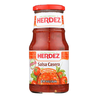 Herdez Salsa - Casera Medium - Case Of 12 - 16 Oz. - Orca Market