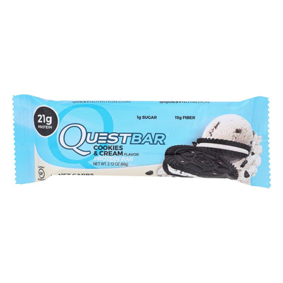 Quest Bar - Cookies And Cream - 2.12 Oz - Case Of 12 - Orca Market